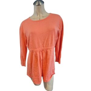3/$25 L.L. Bean Size XL Coral Long Sleeve Top